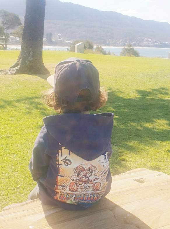 Kids Hoodie Back Banner